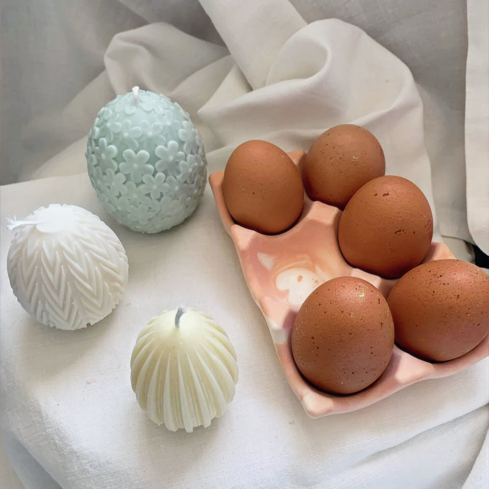 Box Pasqua – Porta Uova Personalizzato con Candele Decorative – foto 2