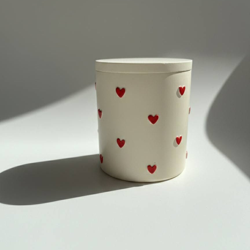 Contenitore candela “Cuore che Resta” – foto 2