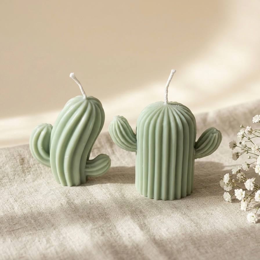 Candele Cactus in Cera di Soia – foto 7