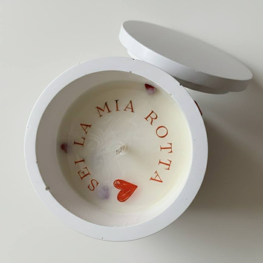 Contenitore candela “Cuore che Resta” – foto 4