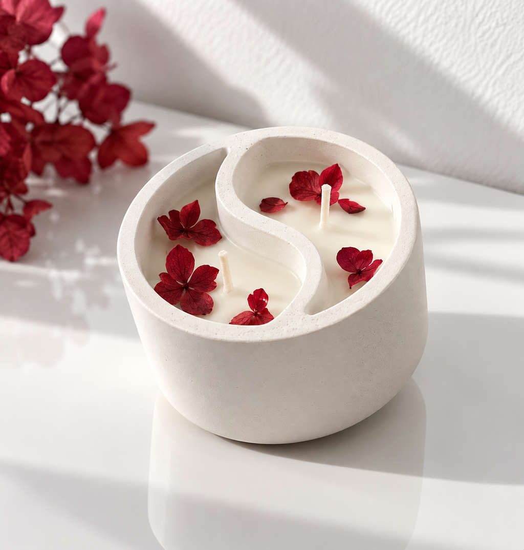 Yin-Yang - Contenitore candela