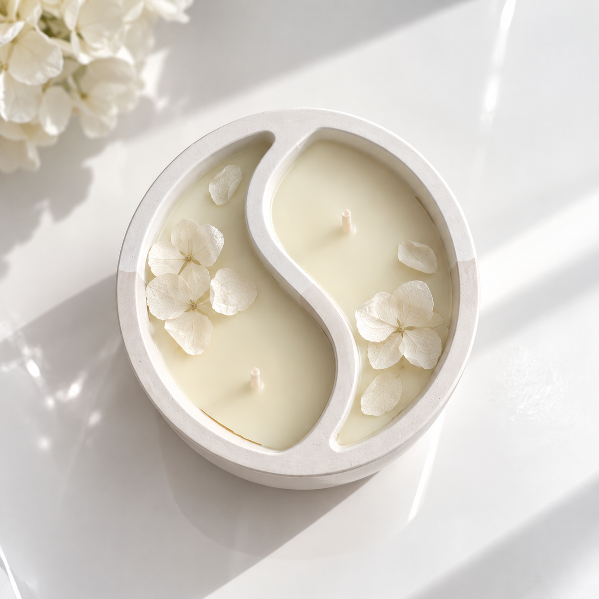 Yin-Yang - Contenitore candela